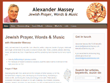 Tablet Screenshot of alexandermassey.com